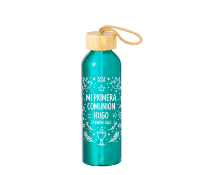 Botella metálica a colores personalizable